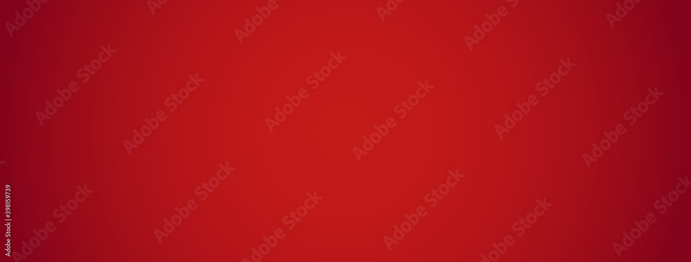 Wall mural dark red banner abstract background with radial gradient effect