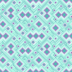 Kilim Bohemian Seamless Pattern