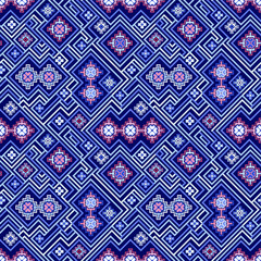 Kilim Bohemian Seamless Pattern