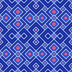 Kilim Bohemian Seamless Pattern