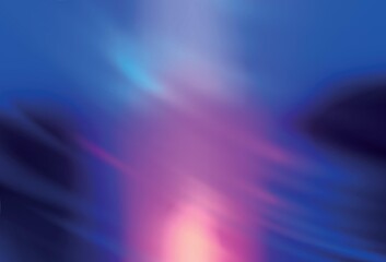 Light Blue, Red vector blurred bright template.