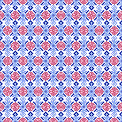 Kilim Bohemian Seamless Pattern