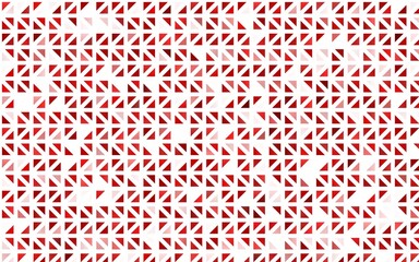 Light Red vector pattern in polygonal style. Glitter abstract illustration with triangular shapes. Modern template for your landing page.