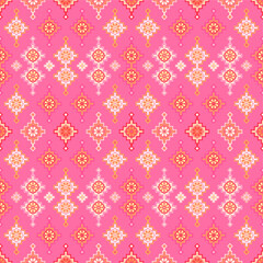 Kilim Bohemian Seamless Pattern