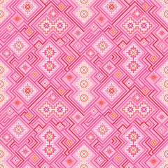 Kilim Bohemian Seamless Pattern