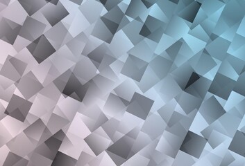 Light Pink, Blue vector layout with lines, rectangles.