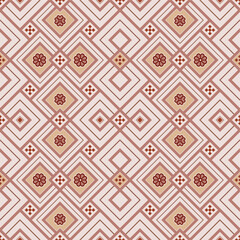 Kilim Bohemian Seamless Pattern