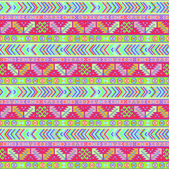 Kilim Bohemian Seamless Pattern