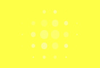 Light Green, Yellow vector template with circles.