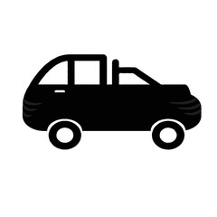 vector of icon design with car shape in flat style