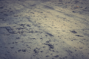 Air Pollution of Ashes from burnt Plant, Grass on the Village