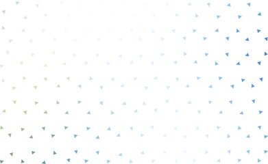 Light Blue, Green vector  polygon abstract backdrop.