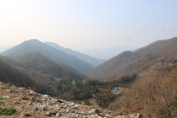 view from the mountain