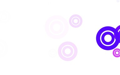 Light Purple vector layout with circle shapes.