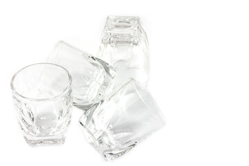 Cocktail Glass Collection - Small Shot. Isolated