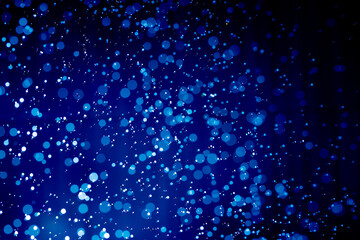 Abstract blue bokeh