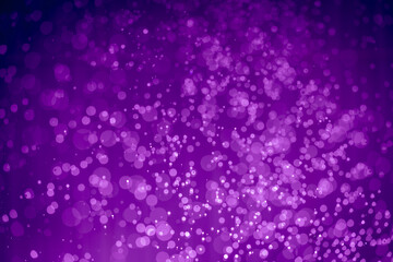 Abstract violet purple glitter lights defocused bokeh