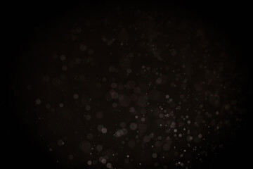 Abstract black bokeh