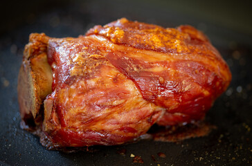 Tender, pull apart Bavarian style Pork Knuckle