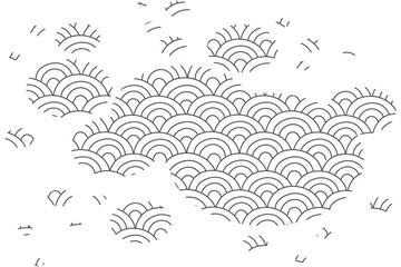 Colourful and stylish patterns created graphically