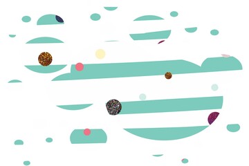 Colourful and stylish patterns created graphically