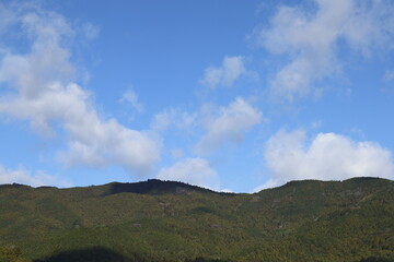 Fototapeta premium 空と山