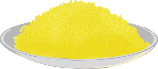 ターメリックのイラスト