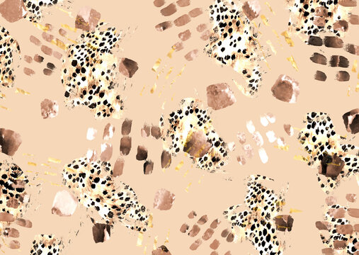	
abstract leopard print texture design