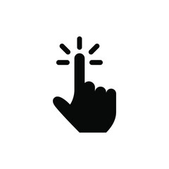 Finger touch icon