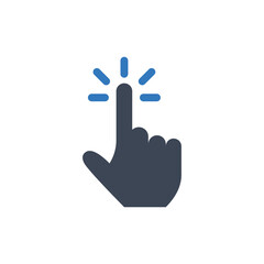 Finger touch icon