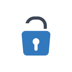Open lock icon