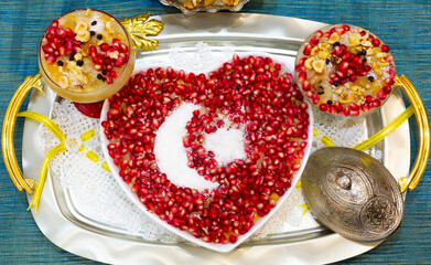 Traditional delicious Turkish dessert; Ashura (Asure)
