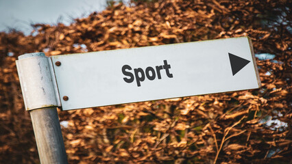 Street Sign to Sport