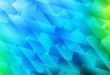 Light Blue, Green vector background with rectangles.