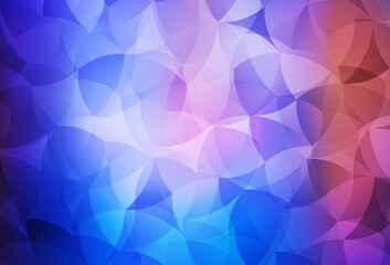 Obraz premium Light Blue, Red vector texture with abstract forms.