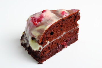 Chocolate Layer Cake with Cream and Red Currant Jam