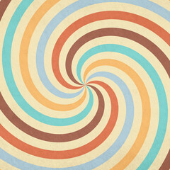 retro sun rays on old grunge paper