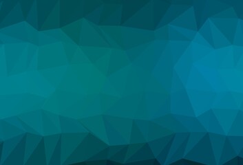 Obraz premium Light BLUE vector polygonal template.
