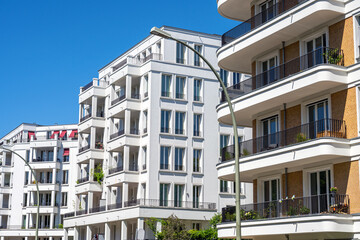 Fototapeta premium Modern luxury apartment buildings 