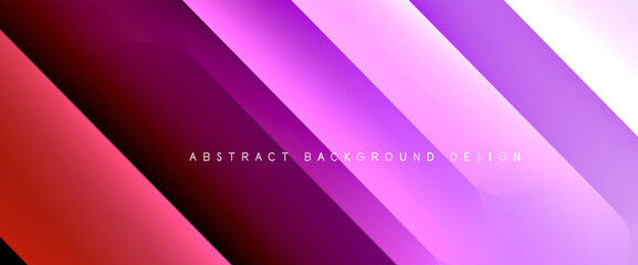 Fluid gradients with dynamic diagonal lines abstract background. Bright colors with dynamic light and shadow effects. Vector wallpaper or poster