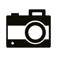camera photographic block style icon