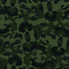 modern camouflage army color design seamless pattern