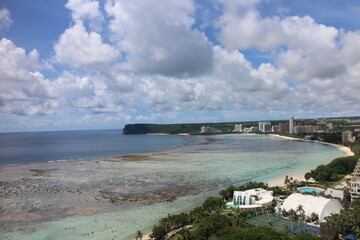view of the beach in brittany