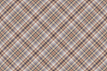 Seamless pattern of scottish tartan plaid. Repeatable background with check fabric texture. Vector backdrop striped textile print.