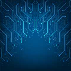 Design in the concept of electronic circuit boards.
