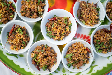 Northern Thai food  (Pork Salad).