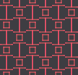 Japanese Geometric Vector Seamless Pattern