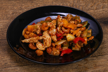 Roasted pork with vegetables