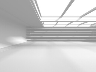 White Modern Background. Abstract Building Concept