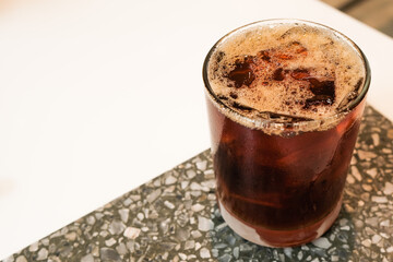 ice drip coffee in cafe